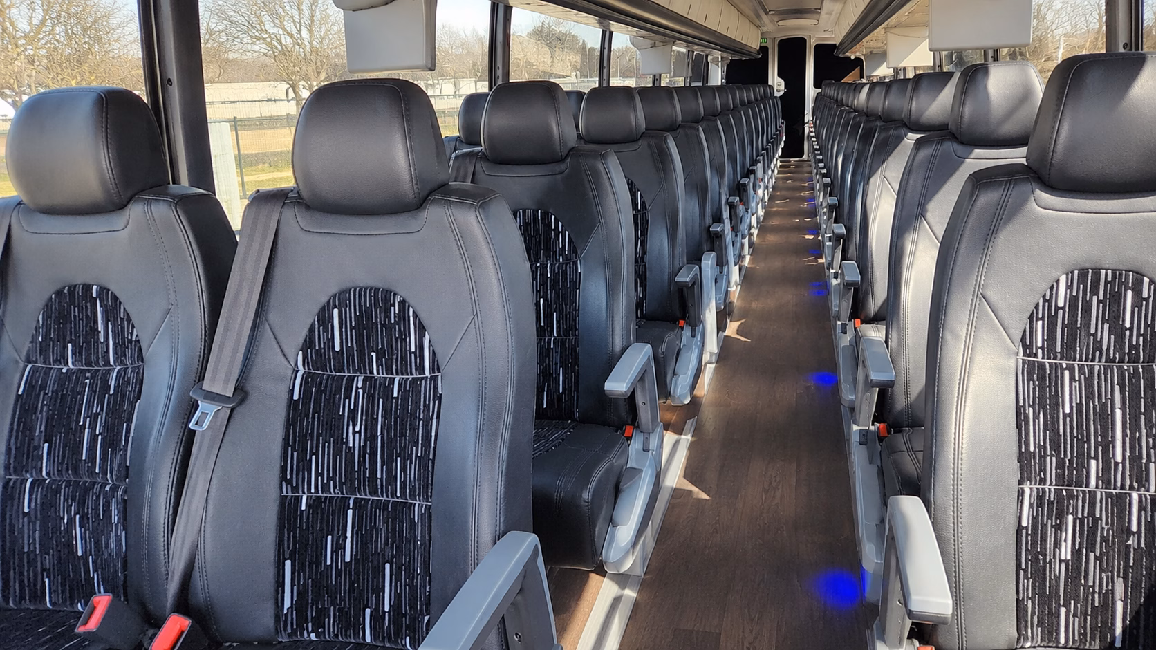 springfield charter bus interior